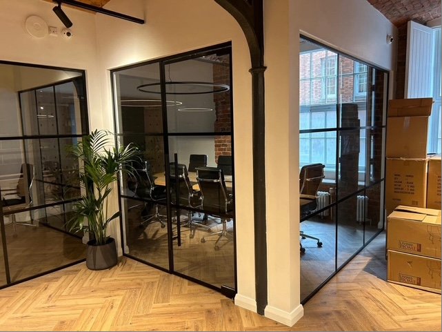 Office glass partitions